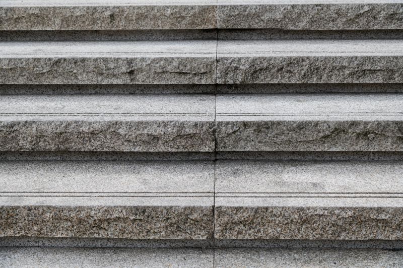 Concrete Steps with Decorative Touches