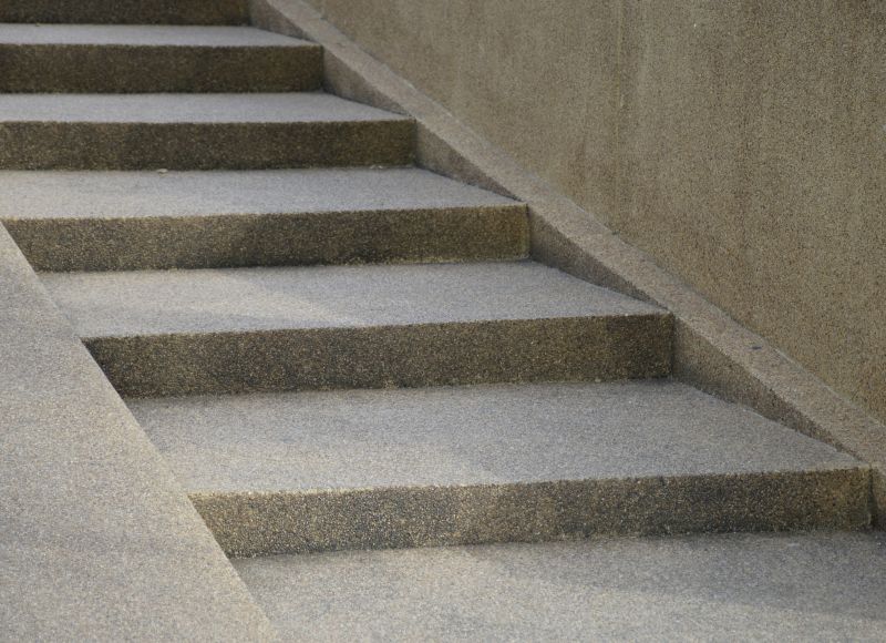 Concrete Steps in Mild Weather